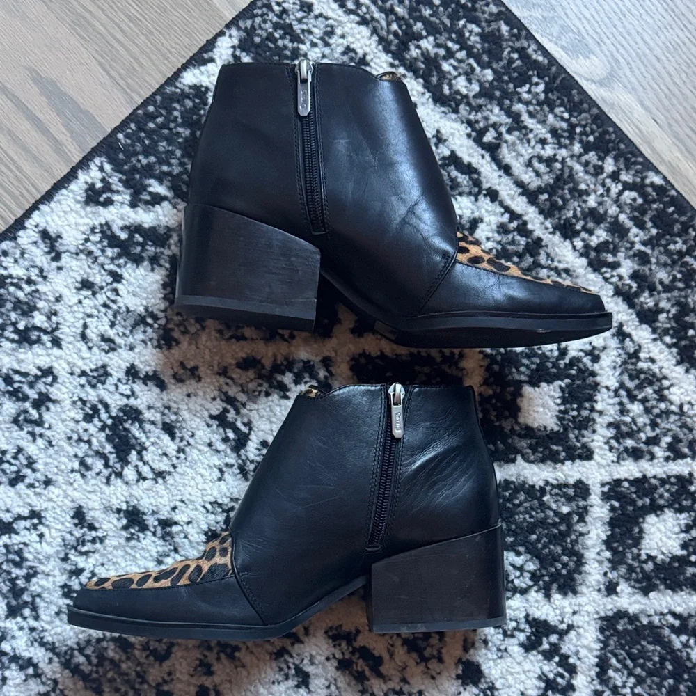SAM EDELMAN Reese Pony Hair Leather
Ankle Boots - Picture 5 of 8